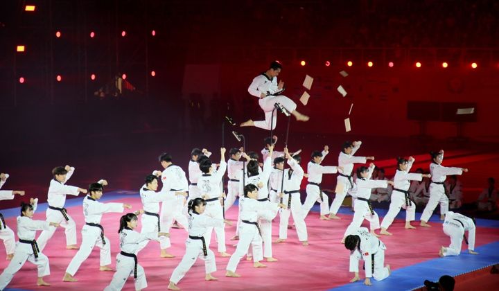 Khai mạc Giải Taekwondo Cảnh sát Châu Á mở rộng năm 2024 tại Quảng Ninh