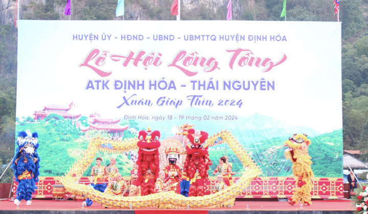 Thái Nguyên: Khai hội lễ hội lồng tồng ATK Định Hóa năm 2024