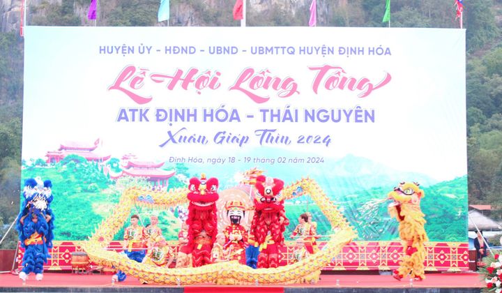 Thái Nguyên: Khai hội lễ hội lồng tồng ATK Định Hóa năm 2024