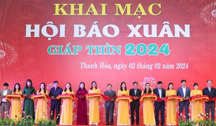 Thanh Hóa: Khai mạc Hội Báo Xuân Giáp Thìn 2024