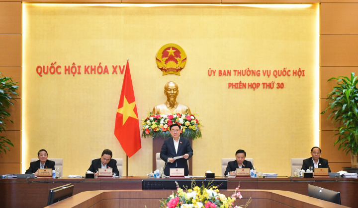 Khai mạc Phiên họp thứ 30 của Ủy ban Thường vụ Quốc hội