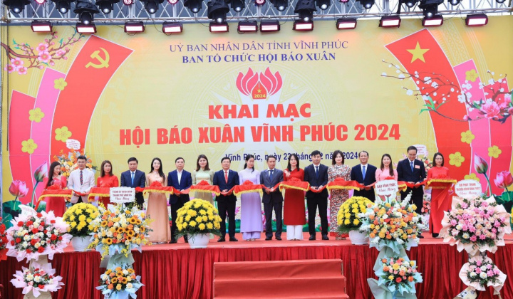 Vĩnh Phúc: Tôn vinh sự phát triển của báo chí và văn hóa đọc tại Hội báo Xuân Giáp Thìn 2024