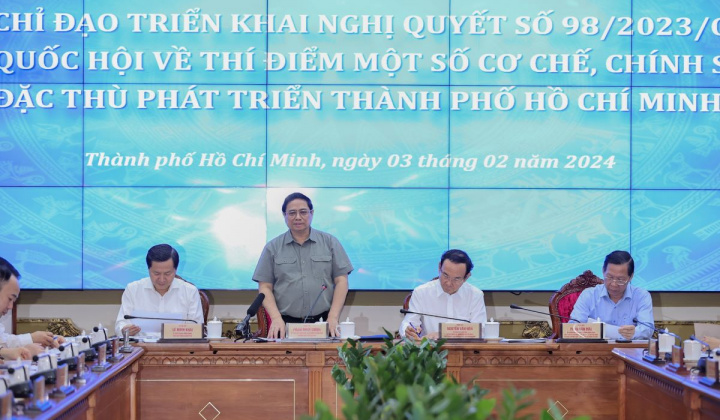 Phân cấp tối đa cho TPHCM, triển khai Nghị quyết 98 nhanh hơn, hiệu quả hơn
