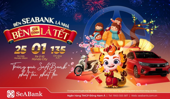 Kỷ niệm thành lập 30 năm, SeABank dành hơn 2 tỷ đồng tri ân khách hàng