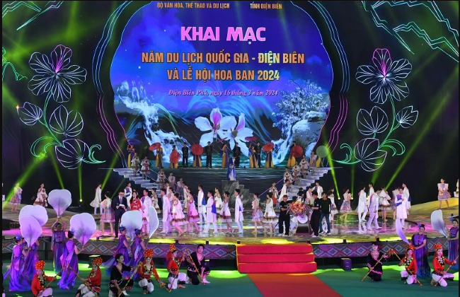 Khai mạc Năm Du lịch Quốc gia - Điện Biên cùng khát vọng "Hội tụ - Hội nhập - Kết nối muôn phương"