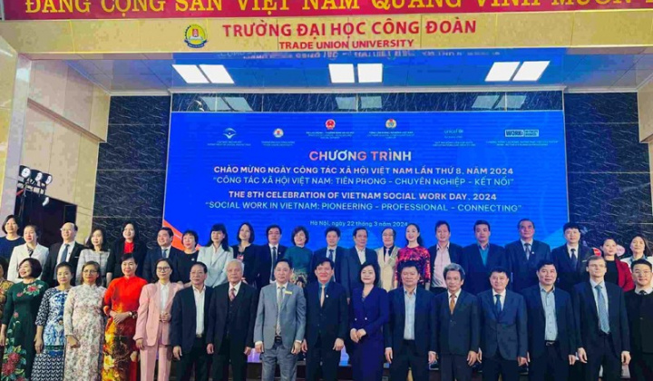 Công tác xã hội Việt Nam lần thứ 8 với chủ đề "Tiên Phong - Chuyên Nghiệp - Kết nối"