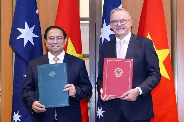 Nâng cấp quan hệ lên Đối tác Chiến lược toàn diện giữa Việt Nam và Australia