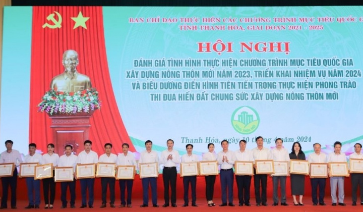Thanh Hóa: Hội nghị đánh giá thực hiện XDNTM năm 2023, triển khai nhiệm vụ năm 2024