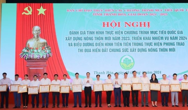 Thanh Hóa: Hội nghị đánh giá thực hiện XDNTM năm 2023, triển khai nhiệm vụ năm 2024