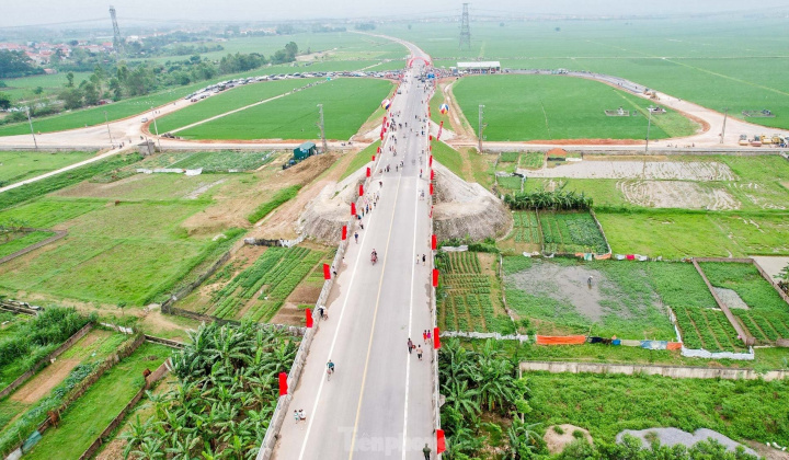 Thông xe tuyến đường kết nối Hà Nội - Bắc Giang