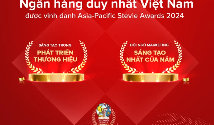 Techcombank được vinh danh 2 giải thưởng về đổi mới sáng tạo lĩnh vực thương hiệu và tiếp thị khu vực châu Á-Thái Bình Dương