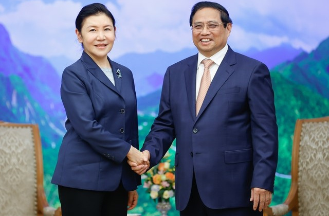 Thủ tướng tiếp Bộ trưởng Bộ Tư pháp Trung Quốc