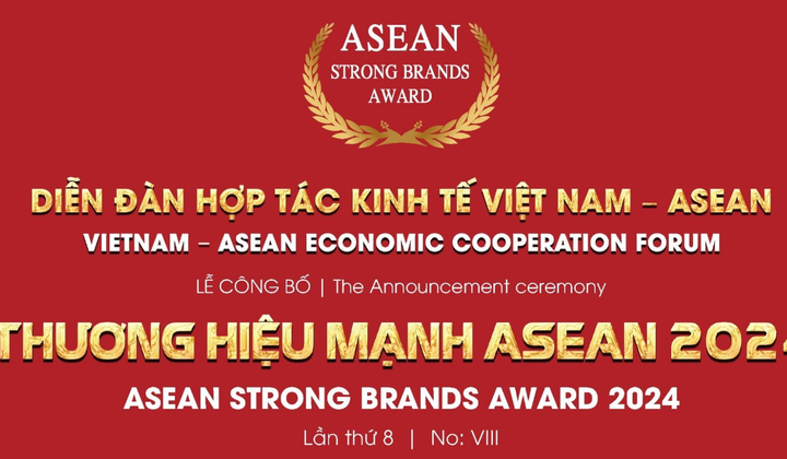 Vinh danh 100 thương hiệu mạnh ASEAN 2024