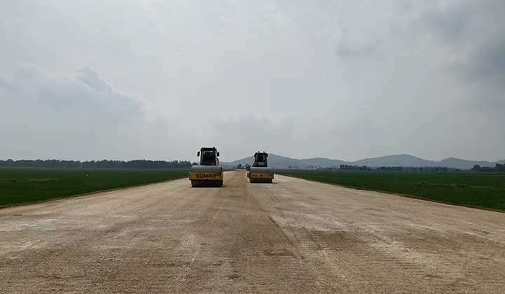 Vĩnh Lộc đẩy nhanh tiến độ thi công các công trình giao thông trọng điểm