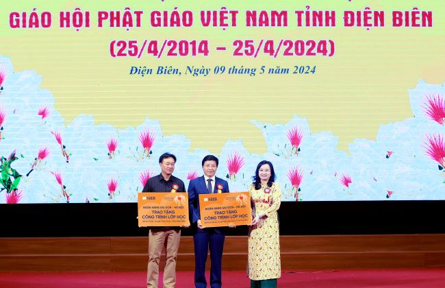 SHB dành hơn 11 tỷ đồng thực hiện nhiều hoạt động xã hội tại tỉnh Điện Biên nhân kỷ niệm 70 năm chiến thắng Điện Biên Phủ