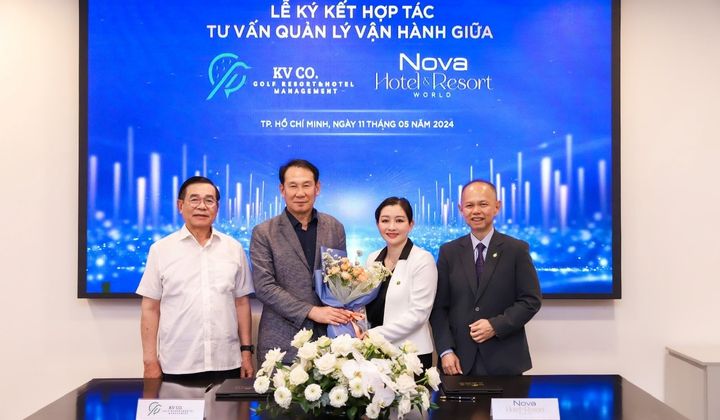 Nova Service và K.V Golf Resort & Hotel Management ký kết hợp tác chiến lược