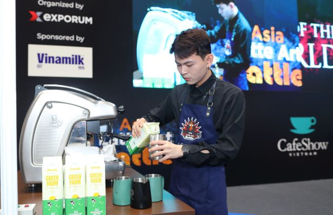 Vinamilk đồng hành cùng các Barista tại cuộc thi quốc tế Asia Latte Art Battle