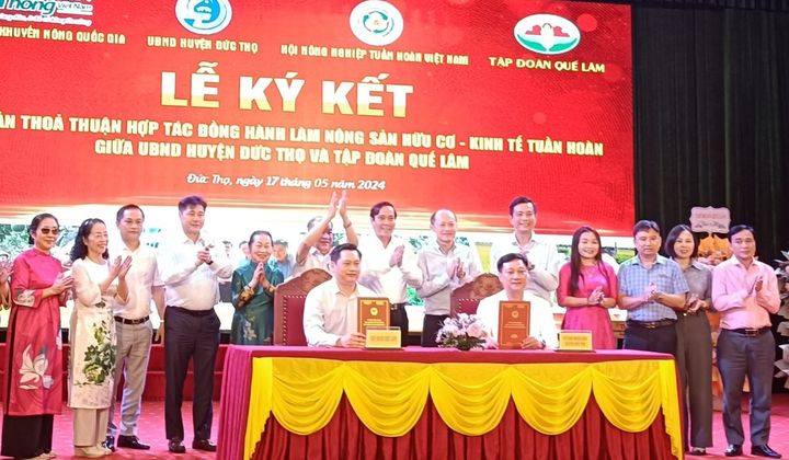 Thúc đẩy phát triển các mô hình sản xuất nông nghiệp hữu cơ ở Đức Thọ