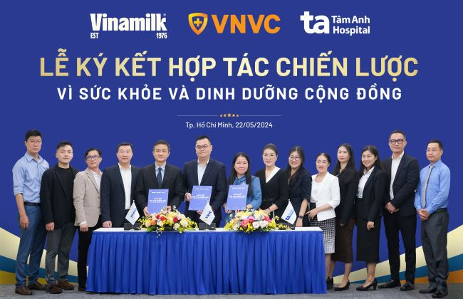 Vinamilk bắt tay nhiều đối tác y tế lớn vì sức khỏe và dinh dưỡng cộng đồng