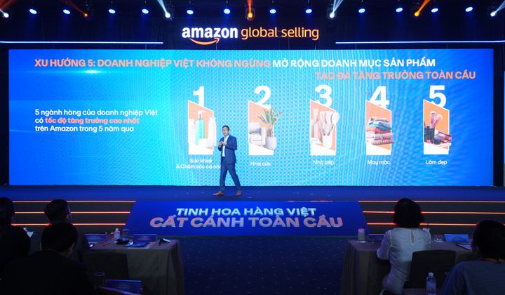 5 năm thương mại điện tử xuyên biên giới Amazon tại Việt Nam - Tinh hoa hàng Việt, cất cánh toàn cầu