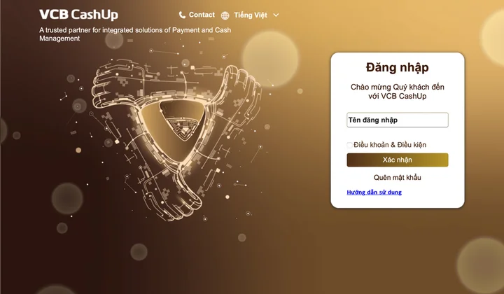 VCB CashUp - Giải pháp quản lý dòng tiền toàn diện dành cho hệ sinh thái của doanh nghiệp