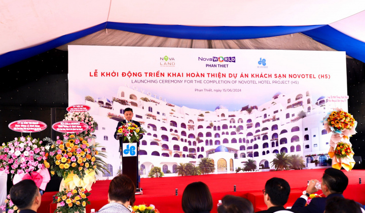 Novaland và Hòa Bình khởi động triển khai hoàn thiện dự án khách sạn Novotel, mục tiêu vận hành đầu năm 2025
