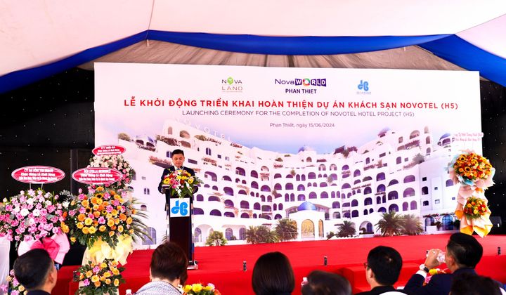 Novaland và Hòa Bình khởi động triển khai hoàn thiện dự án khách sạn Novotel, mục tiêu vận hành đầu năm 2025