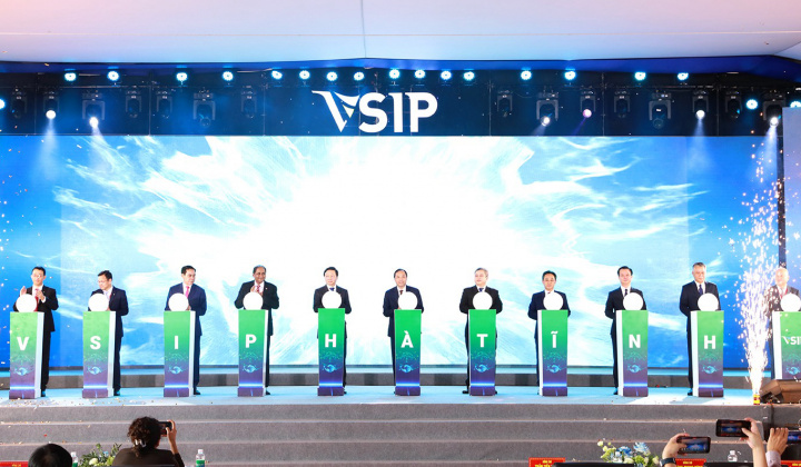 Khởi công Dự án VSIP Hà Tĩnh giai đoạn 1 với tổng vốn đầu tư 1.555 tỷ đồng