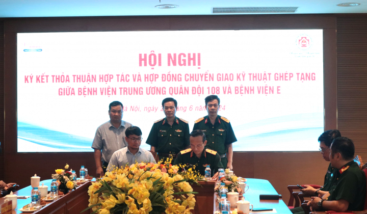 Hợp tác chuyển giao kỹ thuật ghép tạng giữa Bệnh viện E và Bệnh viện Trung ương Quân đội 108