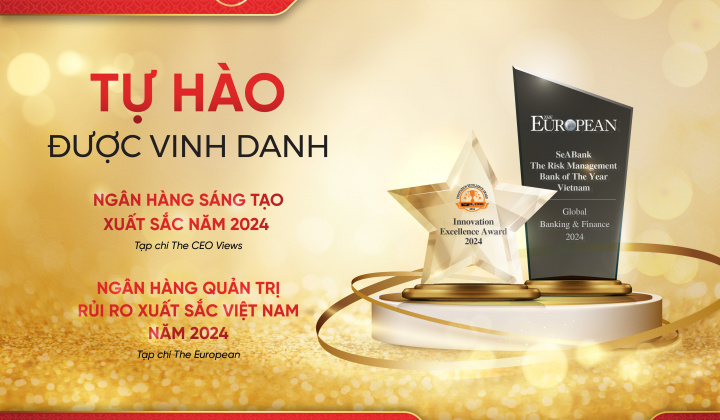 SeABank được vinh danh giải thưởng quốc tế Ngân hàng Quản trị rủi ro xuất sắc và Ngân hàng sáng tạo xuất sắc