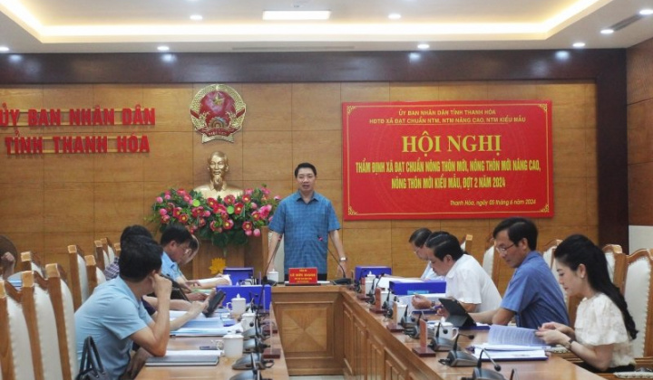 Thanh Hóa: Thẩm định xét, công nhận xã đạt chuẩn NTM, NTM nâng cao, NTM kiễu mẫu, đợt 2 năm 2024