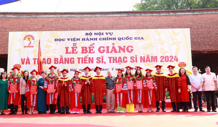 Học viện Hành chính Quốc gia Bế giảng và trao bằng Tiến sĩ, Thạc sĩ năm 2024