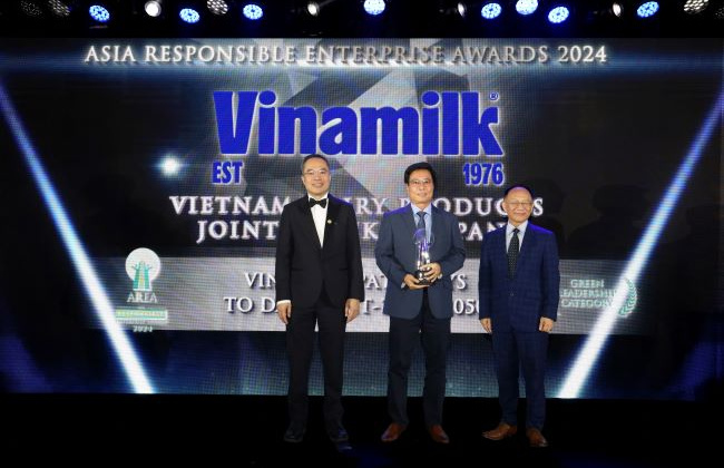 Vinamilk được vinh danh tại Giải thưởng Doanh nghiệp Trách nhiệm Châu Á