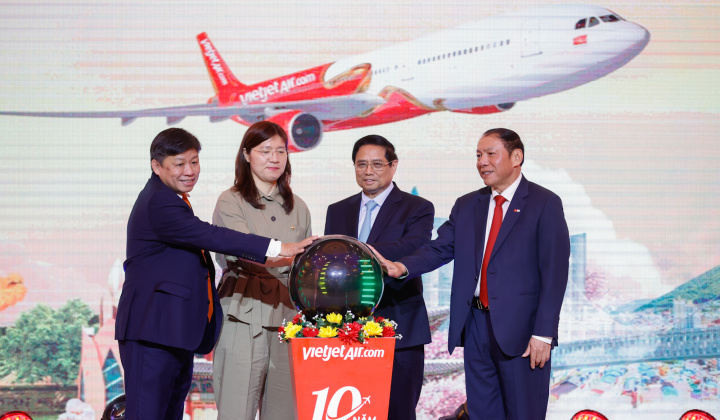 Vietjet công bố đường bay mới Daegu – Nha Trang dự kiến khai thác từ 27/10/2024