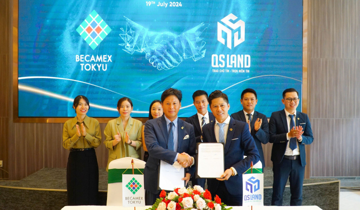 QS Land ký kết với Becamex Tokyu trở thành đối tác phân phối chiến lược các dự án