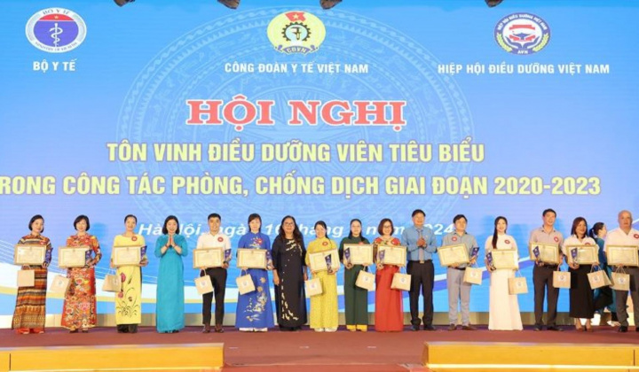 Tôn vinh điều dưỡng viên tiêu biểu trong phòng, chống dịch giai đoạn 2020 - 2023