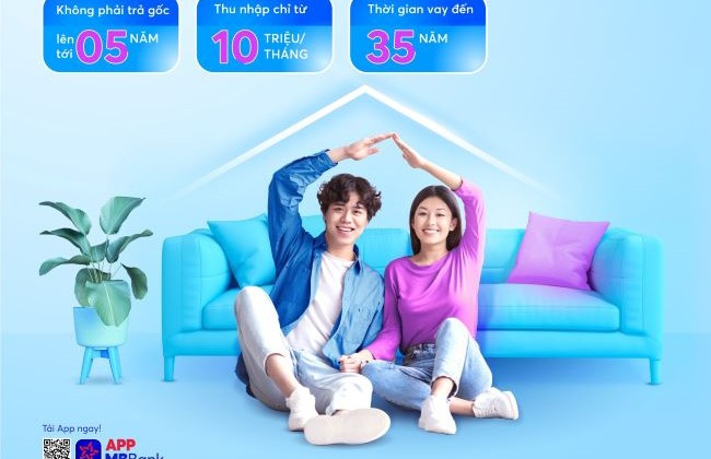 MB tung gói vay mua nhà miễn trả gốc trong 5 năm đầu – hàng trăm bạn trẻ đã hiện thực hóa ước mơ an cư