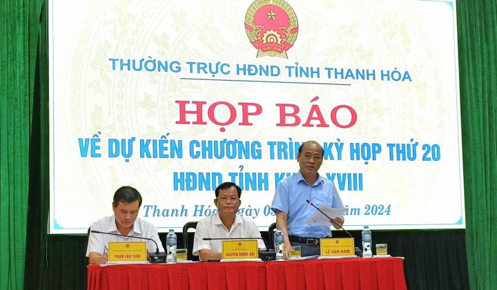 Thanh Hoá: Kỳ họp thứ 20, HĐND tỉnh khóa XVIII chuẩn bị diễn ra