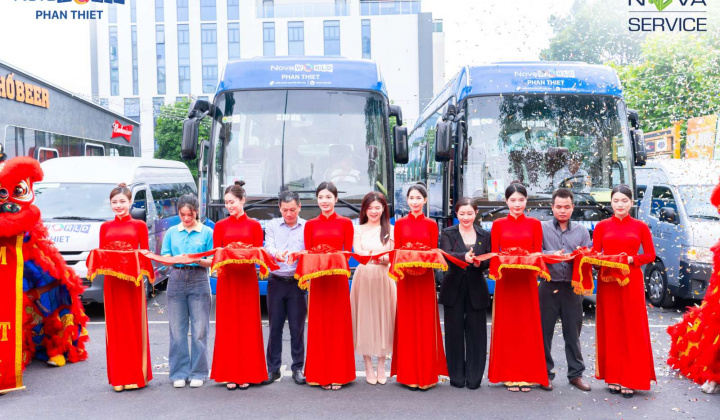 Tưng bừng Khai trương, chính thức đưa vào hoạt động tuyến xe TP.HCM - NovaWorld Phan Thiet