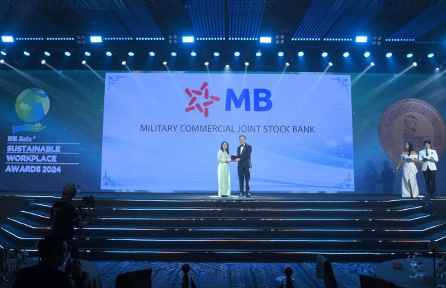 MB nhận giải thưởng “Nơi Làm việc tốt nhất Châu Á 2024”