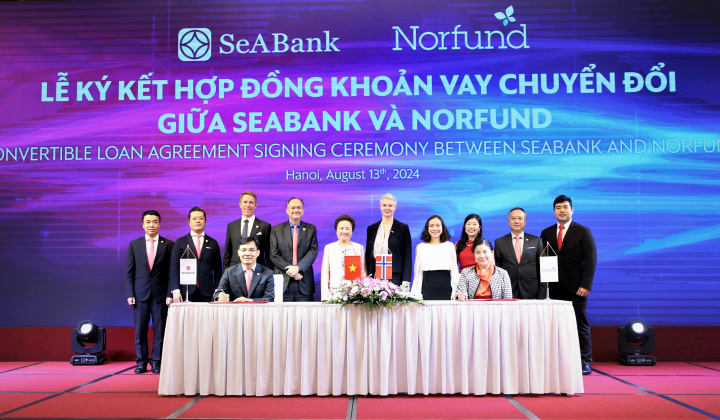 SeABank và Norfund ký kết Hợp đồng khoản vay chuyển đổi trị giá 30 triệu USD
