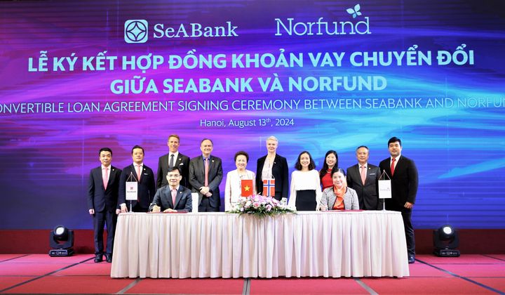 SeABank và Norfund ký kết Hợp đồng khoản vay chuyển đổi trị giá 30 triệu USD