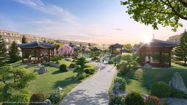 Khám phá Ngự hoa viên độc nhất trong lòng Đảo Vua ở Vinhomes Royal Island