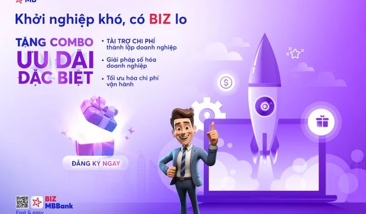 Tài trợ 100% phí thành lập doanh nghiệp, BIZ MBBank giúp SME tối ưu hóa chi phí