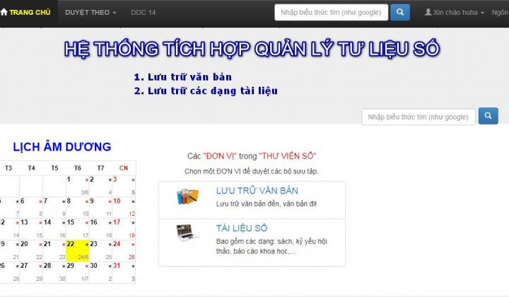 Lưu trữ tư liệu số trong hoạt động hành chính trên ứng dụng DSPACE