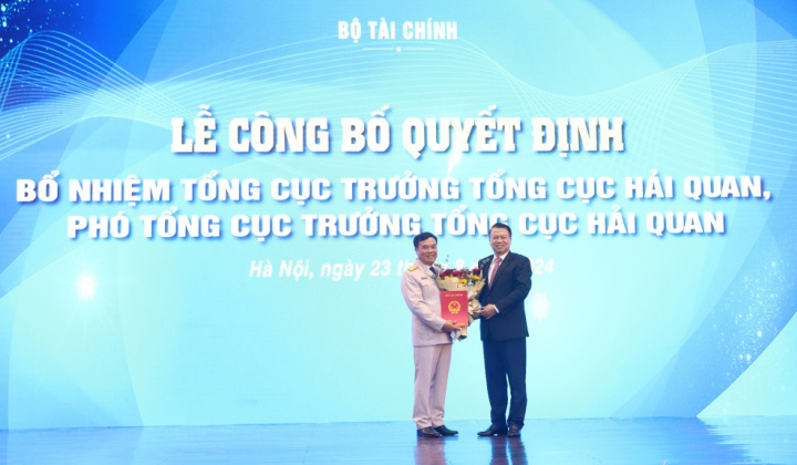 Công bố quyết định bổ nhiệm Tổng cục trưởng và 2 Phó Tổng cục trưởng Tổng cục Hải quan