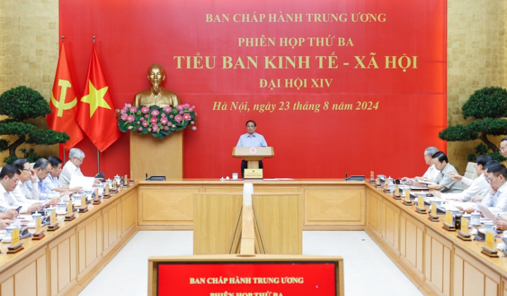 Phiên họp thứ 3 Tiểu Ban Kinh tế - xã hội Đại hội toàn quốc lần thứ XIV của Đảng