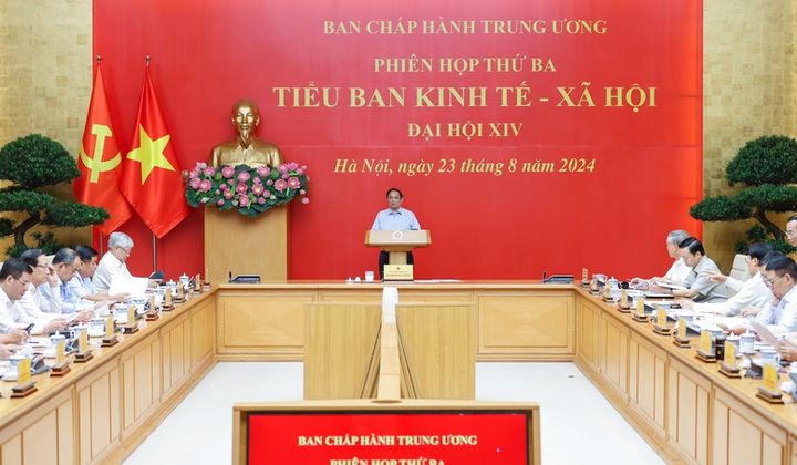 Phiên họp thứ 3 Tiểu Ban Kinh tế - xã hội Đại hội toàn quốc lần thứ XIV của Đảng