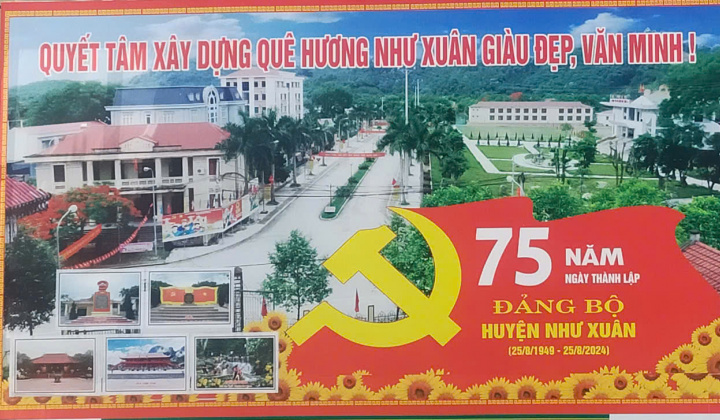 Chặng đường 75 năm hình thành và phát triển của Đảng bộ huyện Như Xuân