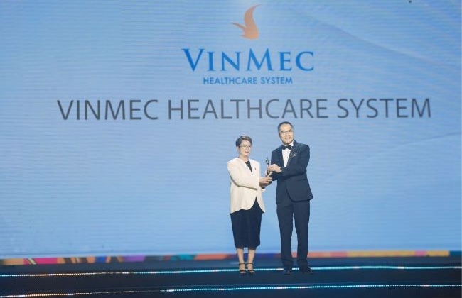 Vinmec giành “cú đúp” tại giải thưởng nhân sự Châu Á